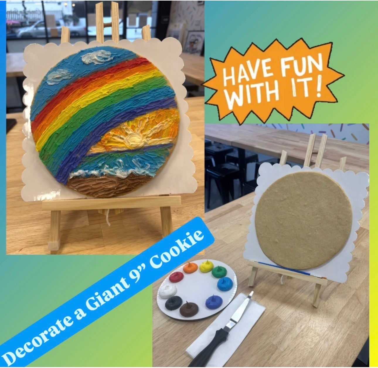 DIY 9" Sugar Cookie Decorating Experience